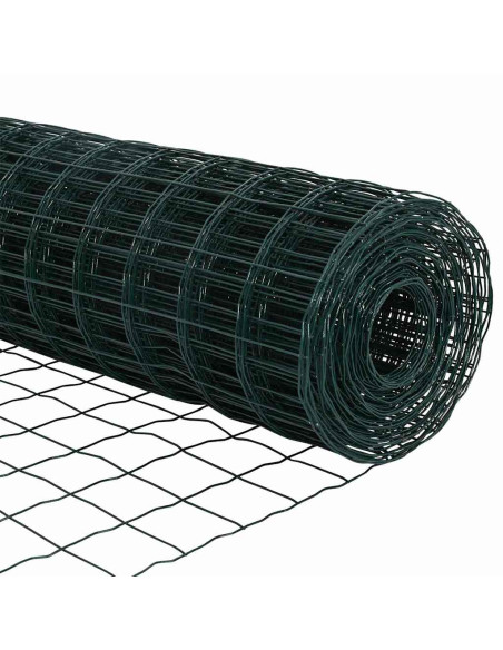 Recinzione con Posto Verde 0,6 x 50 m Acciaio e PVC