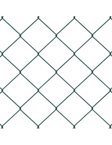 Palo della recinzione Verde 25 x 0,6 m (rete di 60 x 60 mm)
