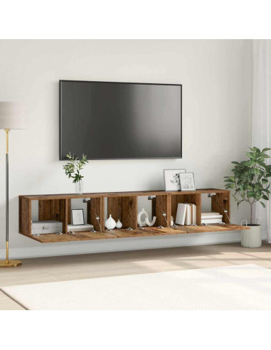 Set mobile TV 3 pcs Marrone 60 x 30 x 30 cm Legno multistrato
