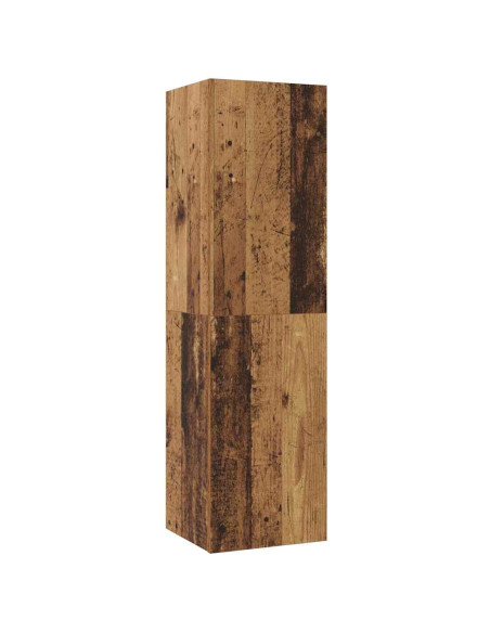 Set di mobili TV 4 pcs Legno vecchio Media Legno multistrato