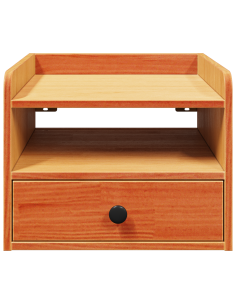 Comodino con cassetto Marrone cerato 38 x 36 x 29,5 cm 2