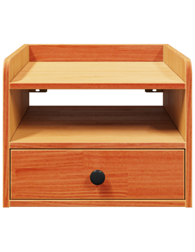 Comodino con cassetto Marrone cerato 38 x 36 x 29,5 cm