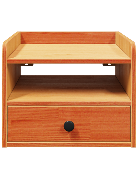 Comodino Cera marrone 38 x 36 x 29.5 cm Legno di pino massello