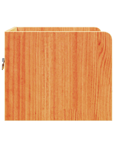 Comodino con cassetto Marrone cerato 38 x 36 x 29,5 cm