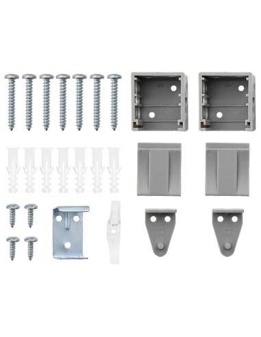 Tendaggi a veneziana Argento 130 x 85 cm Alluminio