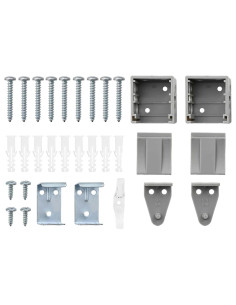 Tendaggi a veneziana Argento 130 x 140 cm Alluminio 2