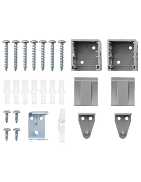 Tendaggi a veneziana Argento 175 x 120 cm Alluminio