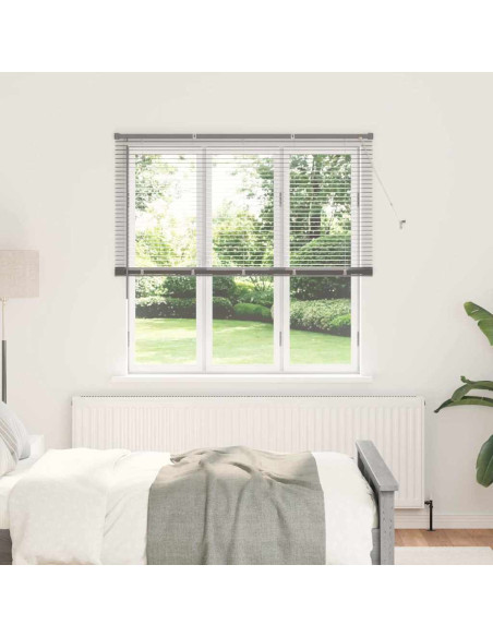 Tenda per Finestra con tende Altro Argento 140 x 175 cm Alluminio