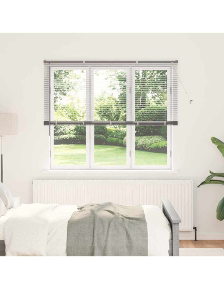 Tenda per Finestra con tende Altro Argento 160 x 175 cm Alluminio