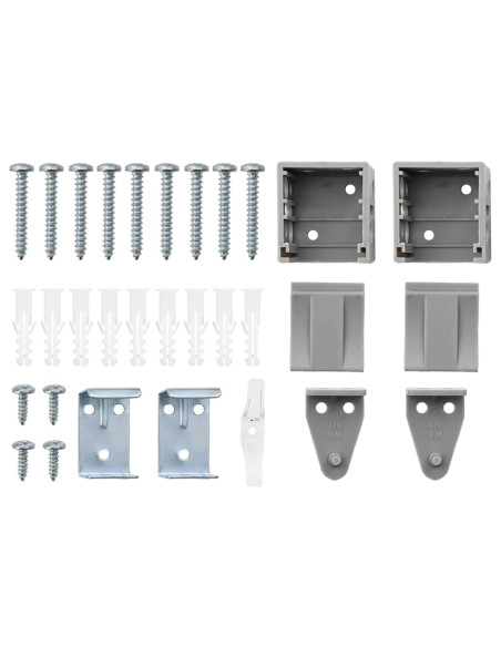 Tendaggi a veneziana Argento 220 x 145 cm Alluminio