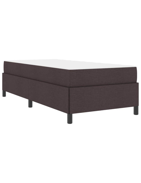 Letto a molle Marrone 100 x 200 cm