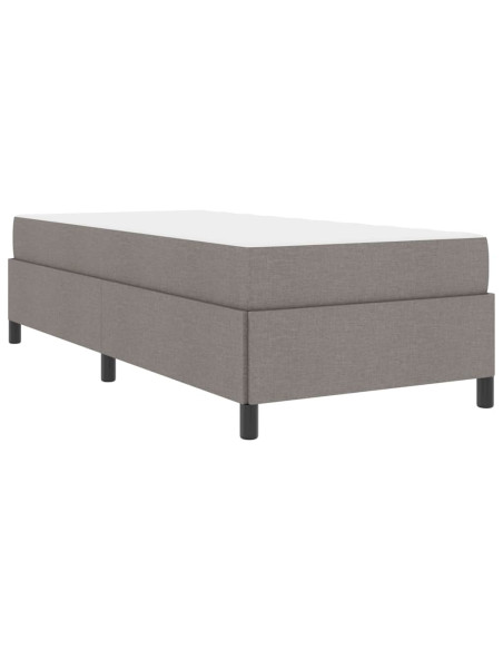 Letto a molle Tortora, Nero 100 x 200 cm