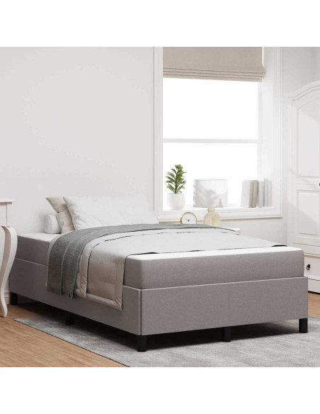 Letto a molle Tortora, Nero 120 x 200 cm