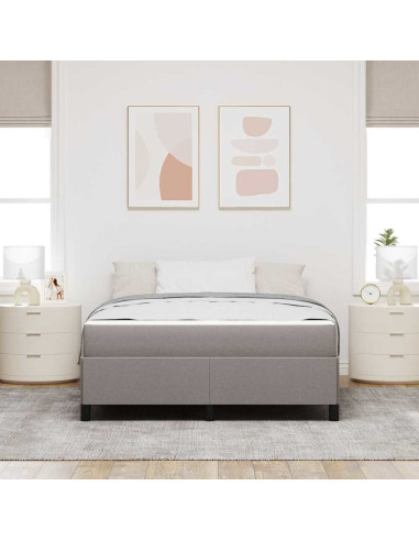 Letto a molle con materasso Talpa 140 x 190 cm Tessuto