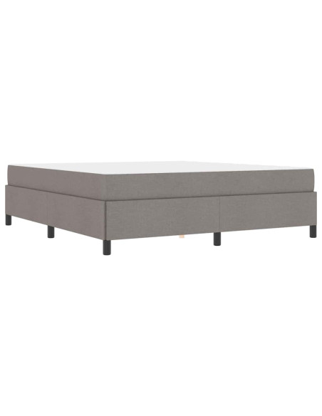 Letto a molle Tortora, Nero 180 x 200 cm