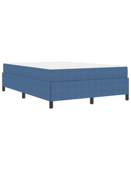 Struttura del letto Blu 140 x 190 cm Tessuto in velluto a coste