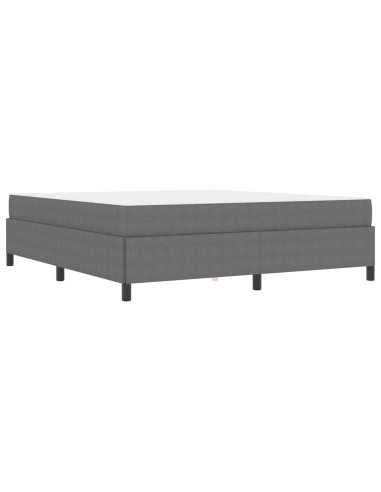 Struttura del letto Grigio chiaro 180 x 200 cm Tessuto