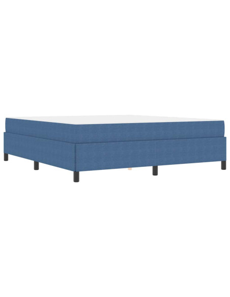 Struttura del letto Blu 180 x 200 cm Tessuto in velluto a coste