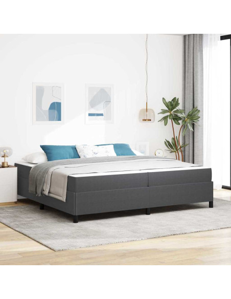 Struttura del letto Altro Grigio scuro 100 x 200 cm