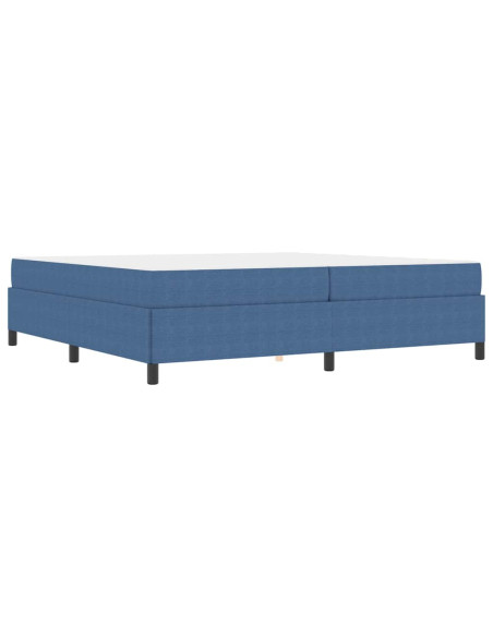 Struttura del letto Blu 100 x 200 cm Tessuto in velluto a coste