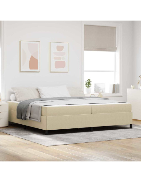 Struttura del letto Grigio Verde Chiaro 200 x 200 cm Tessuto