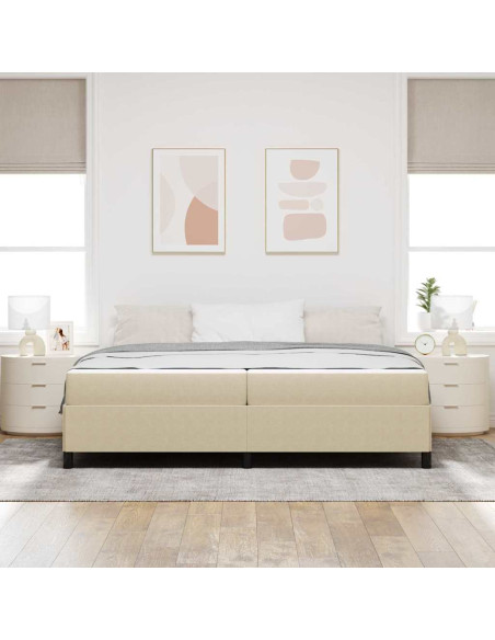 Struttura del letto Grigio Verde Chiaro 200 x 200 cm Tessuto