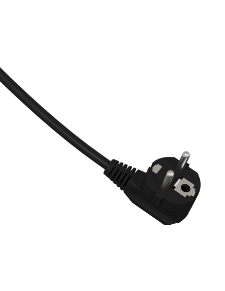Comò con stazione di ricarica con cassetto 2 pcs Rovere nero