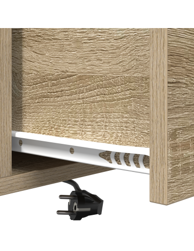 Armadio da Notte 2 pcs Rovere Sonoma 42 x 41 x 56 cm