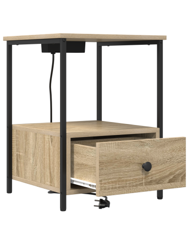 Armadio da Notte 2 pcs Rovere Sonoma 42 x 41 x 56 cm