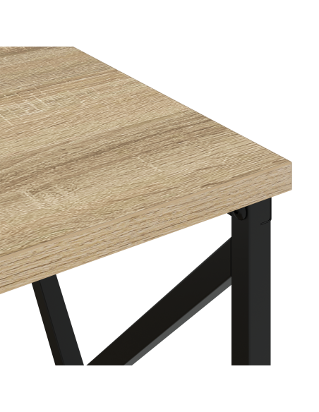 Comò con stazione di ricarica con cassetto 2 pcs rovere sonoma