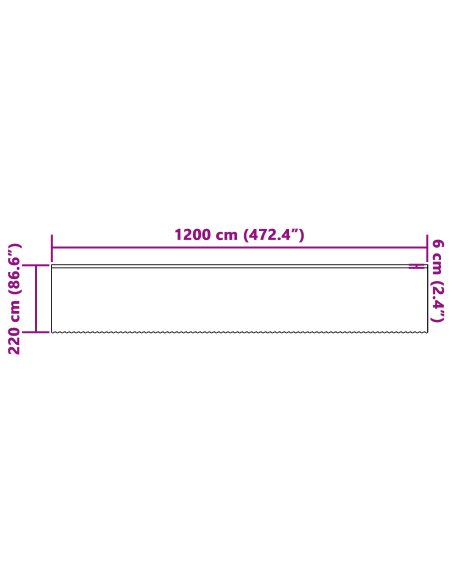 Tenda in Pizzo con tende Floreale Bianco 1200 x 220 cm Poliestere