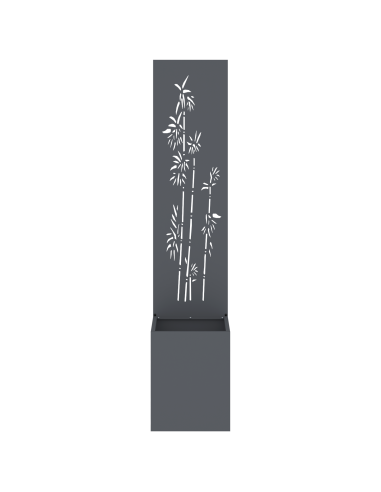 Schermo per privacy in giardino Floreale Antracite 32 x 140 cm