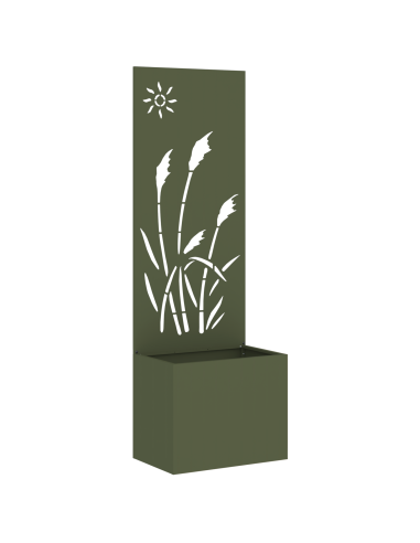 Schermo per privacy in giardino Oliver verde 50 x 140 cm