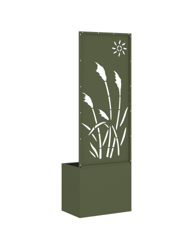 Schermo per privacy in giardino Oliver verde 50 x 140 cm