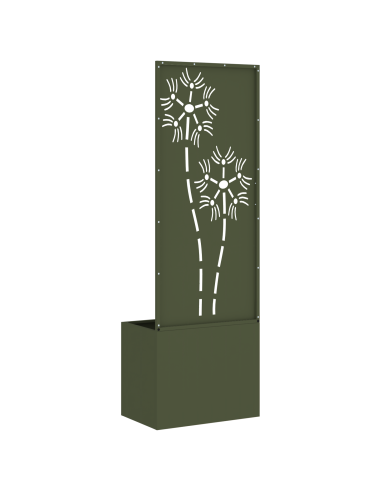 Schermo per privacy in giardino Oliver verde 50 x 140 cm