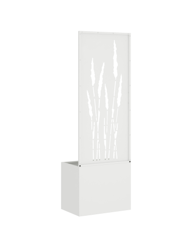 Schermo per privacy in giardino Traforo Bianco 50 x 140 cm