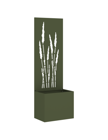 Schermo per privacy in giardino Oliver verde 50 x 140 cm