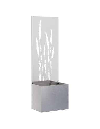 Schermo per privacy in giardino Traforo Argento 50 x 140 cm