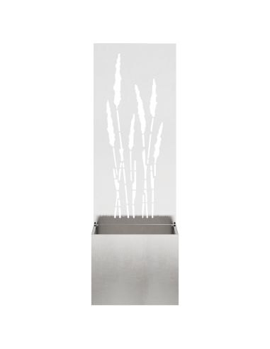 Schermo per privacy in giardino Traforo Argento 50 x 140 cm