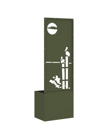 Schermo per privacy in giardino Oliver verde 50 x 140 cm