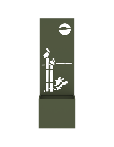 Schermo per privacy in giardino Oliver verde 50 x 140 cm