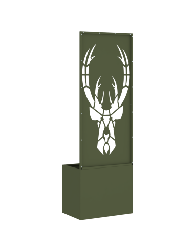 Schermo per privacy in giardino Oliver verde 50 x 140 cm