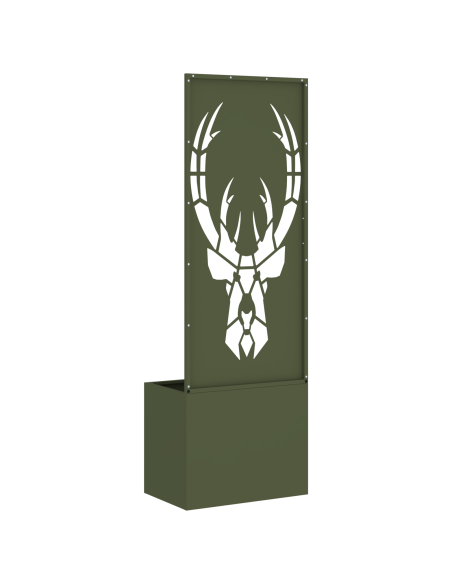 Schermo per privacy in giardino Oliver verde 50 x 140 cm