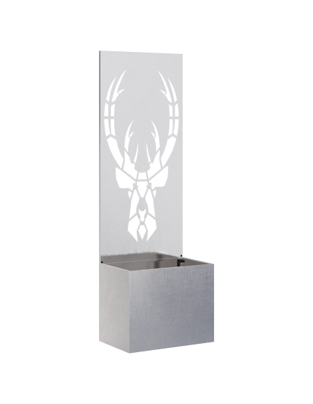 Schermo per privacy in giardino Argento 50 x 140 cm