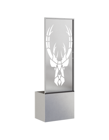 Schermo per privacy in giardino Argento 50 x 140 cm