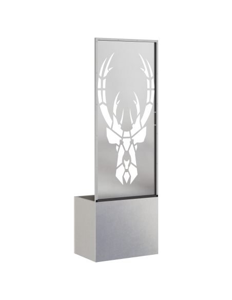 Schermo per privacy in giardino Argento 50 x 140 cm