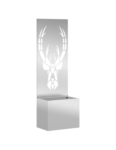 Schermo per privacy in giardino Argento 50 x 140 cm