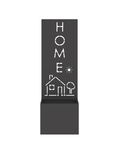 Schermo per privacy in giardino Traforo Nero 50 x 140 cm