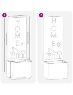Schermo per privacy in giardino Oliver verde 50 x 140 cm 2