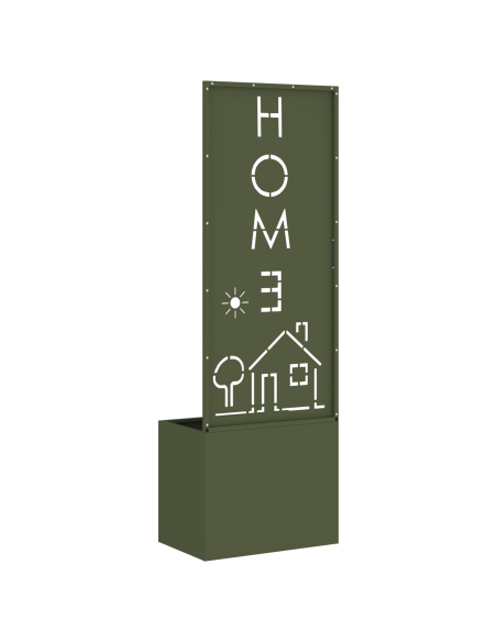 Schermo per privacy in giardino Oliver verde 50 x 140 cm